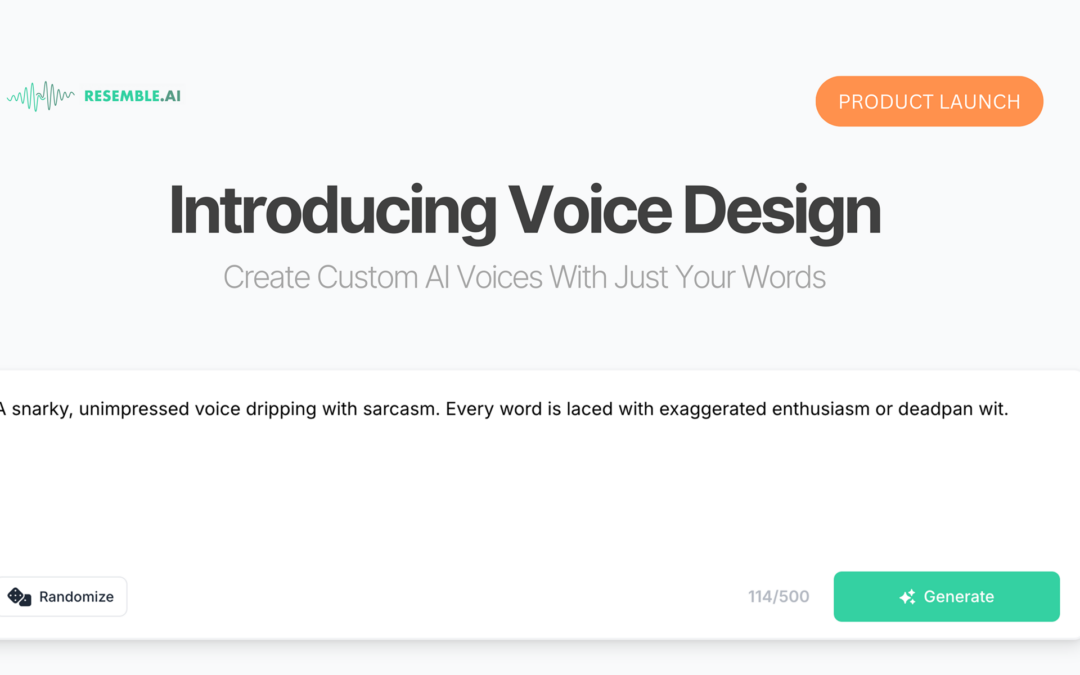 Voice Design: Transforming Text into Unlimited AI Voices